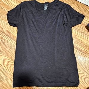 George Women's Black Polyester Short Sleeved T Shirt Size Medium Good Condition